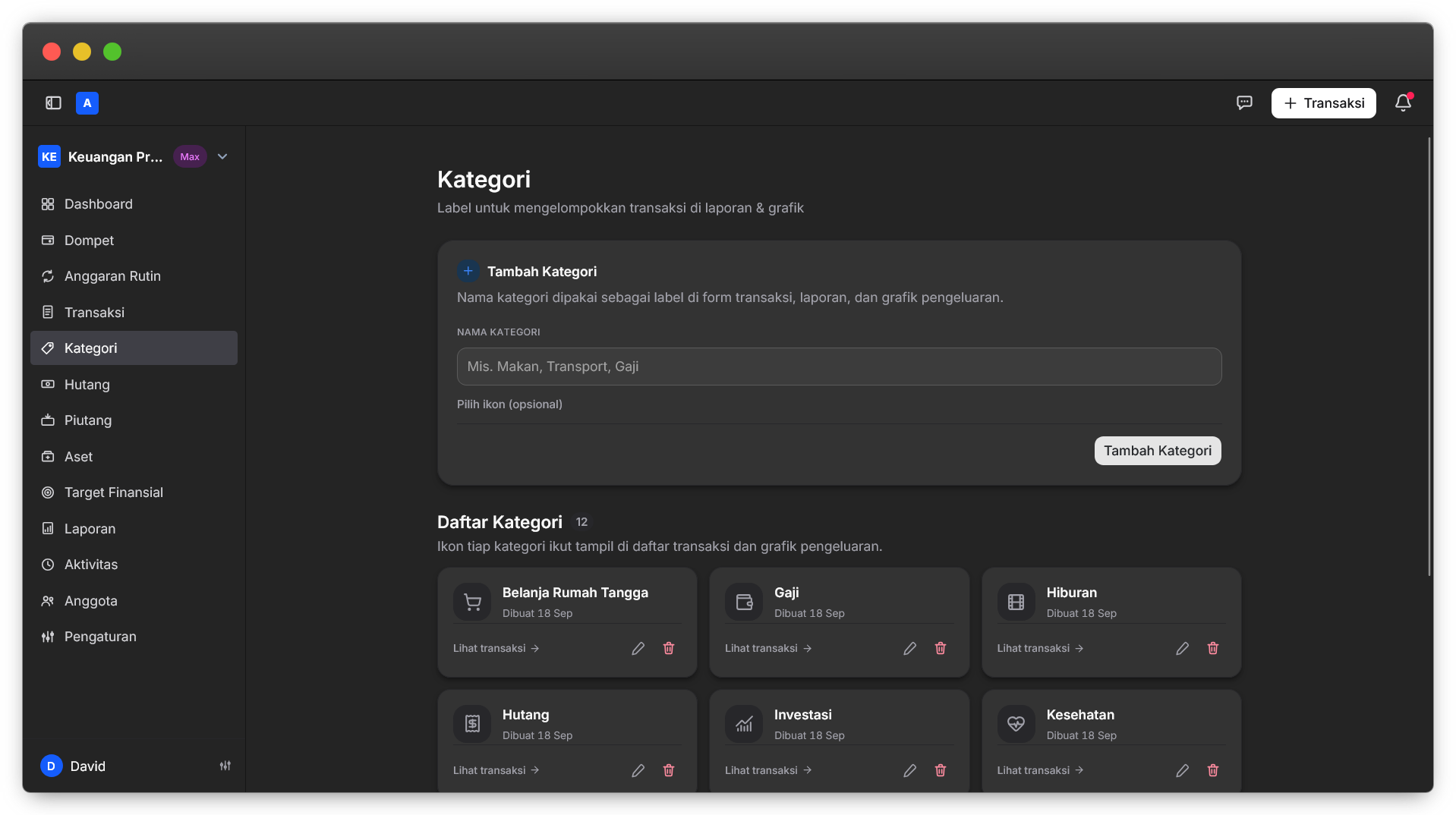 Kategori